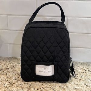 Vera Bradley NEW WITH Tag Classic Black Lunch Bunch lunch Bag Lunchbox Insulated